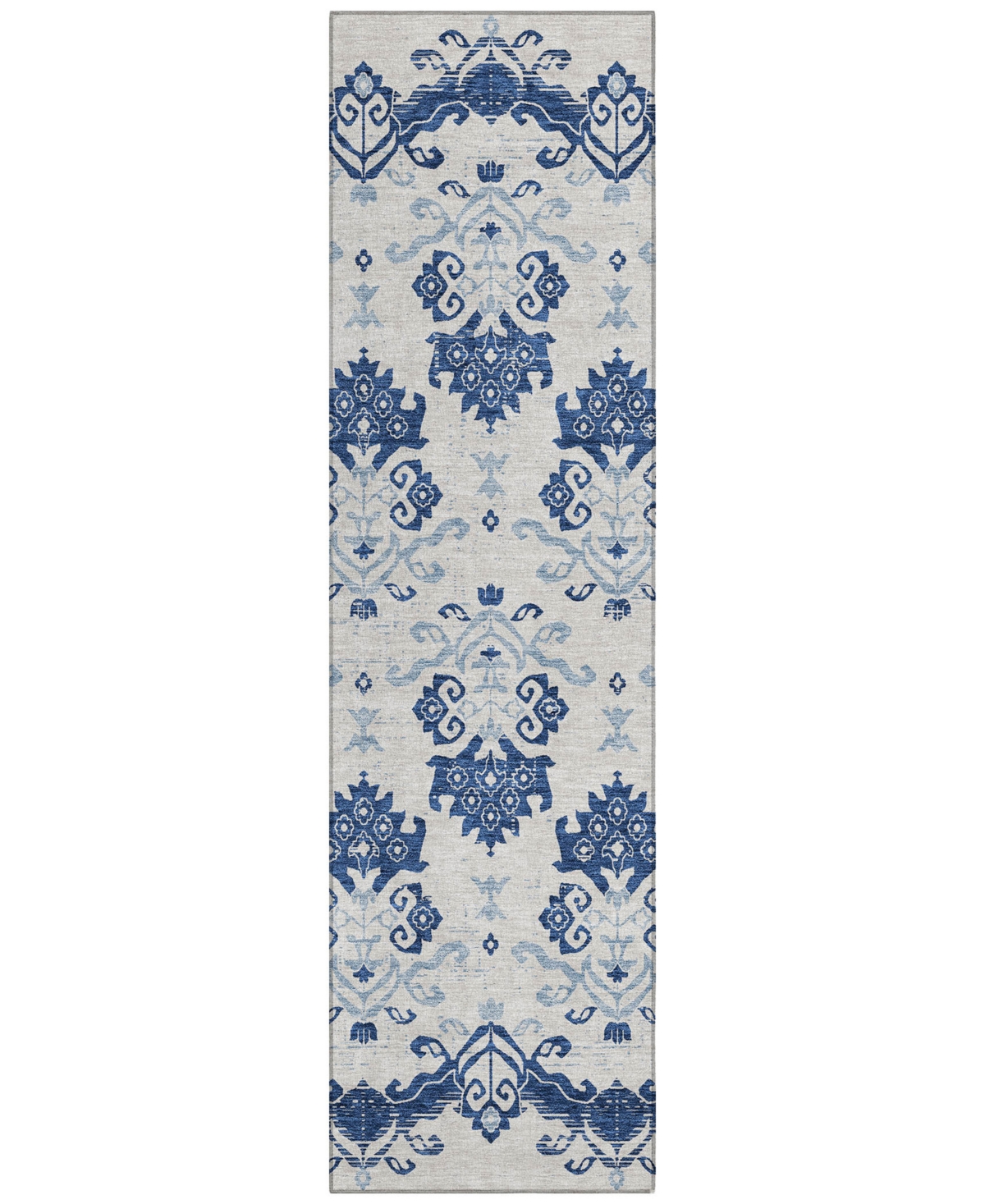 Addison Chantille Acn759 2'3"x7'6" Runner Area Rug In Navy