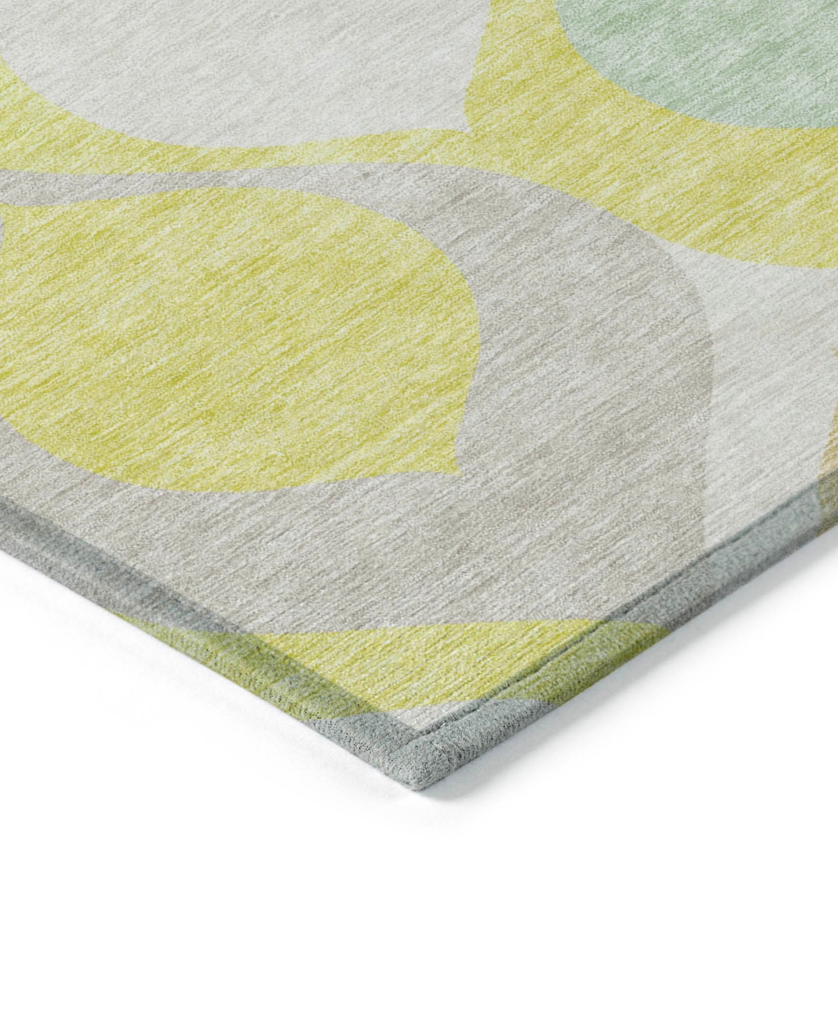 Addison Chantille Acn749 5'x7'6" Area Rug In Yellow
