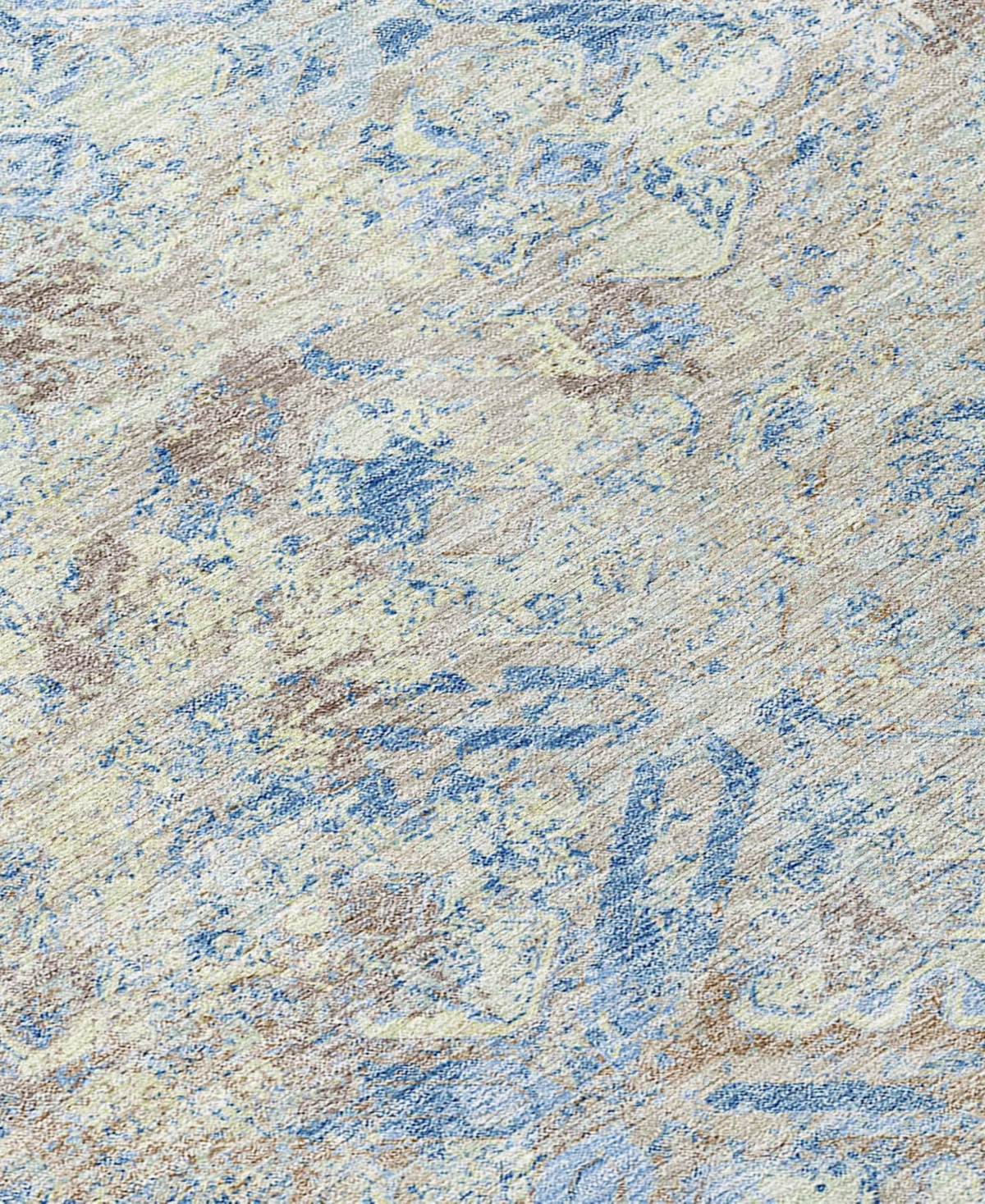 Addison Chantille Machine Washable Acn768 9'x12' Area Rug In Mist