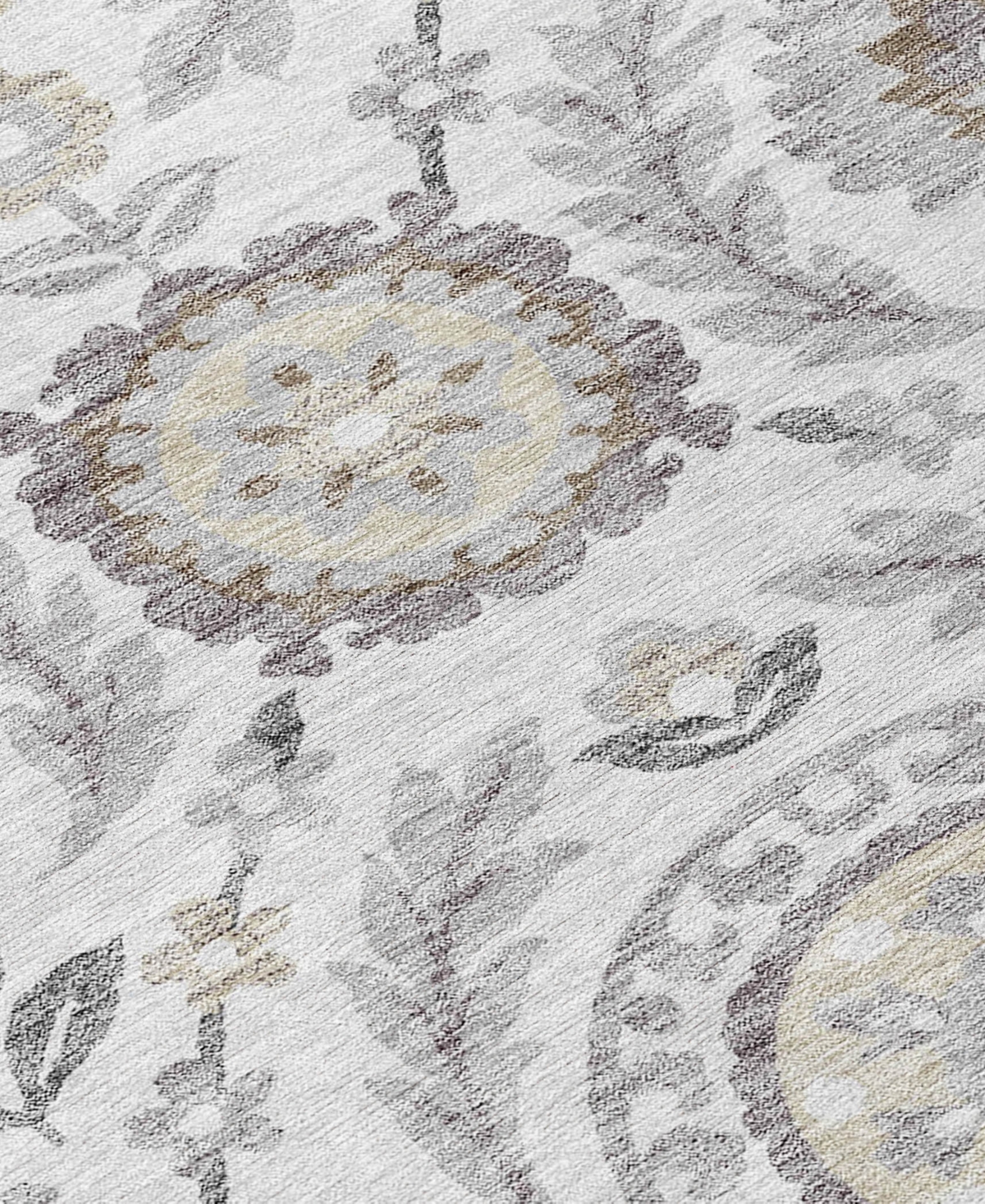 Addison Chantille Acn751 8'x10' Area Rug In Silver