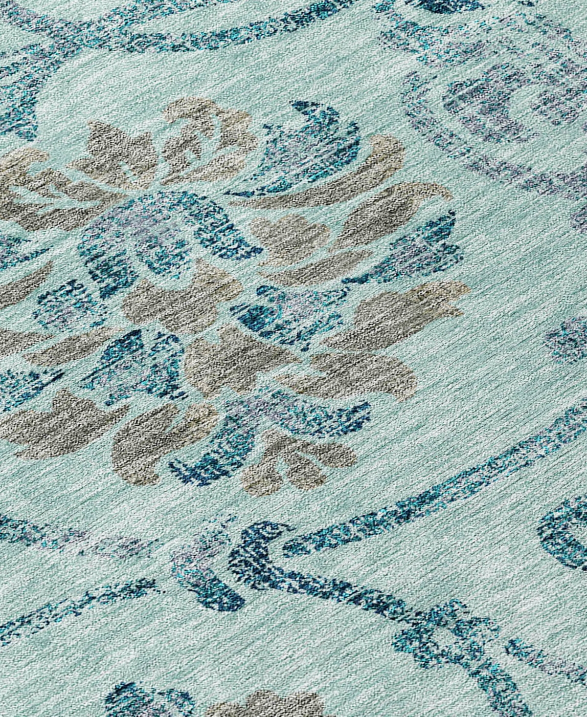 Addison Chantille Acn762 3'x5' Area Rug In Teal