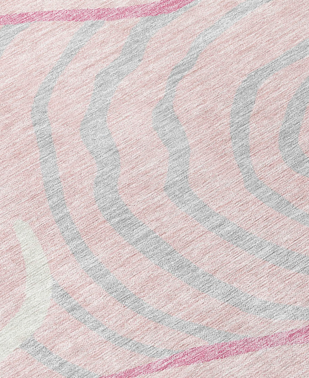 Addison Chantille Acn765 2'3"x7'6" Runner Area Rug In Pink