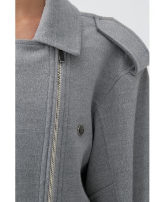 Women's Oversized Double-Breasted Coat