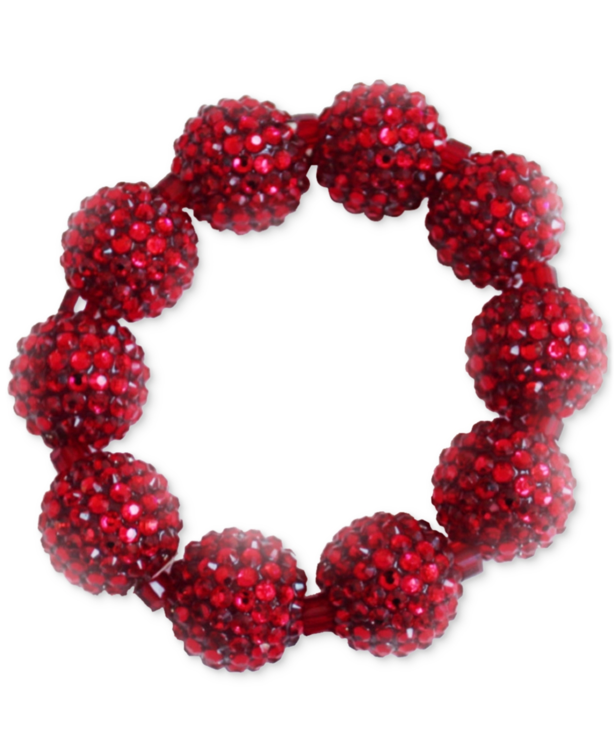 Michael Gabriel Designs Color Crystal & Bead Stretch Bracelet