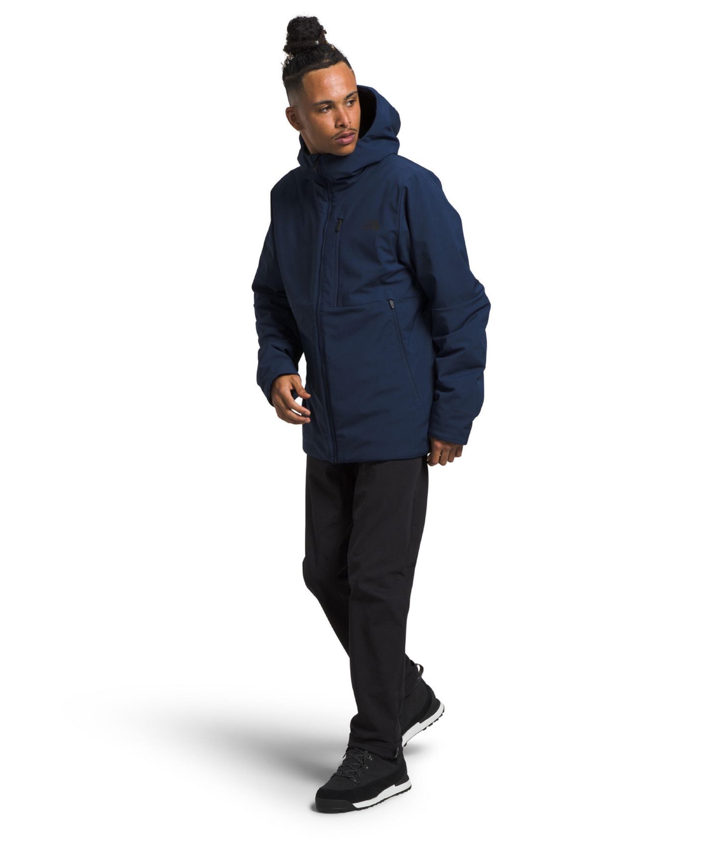 Мужская куртка The North Face Apex Elevation, цвет: Снежный тёмно-синий — фото 3