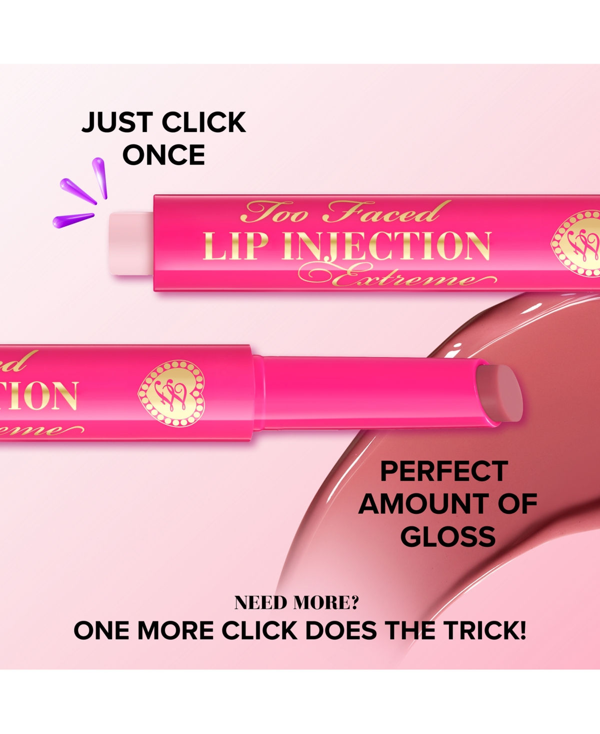 Too Faced Lip Injection Extreme Plumping Clicks In Dont Be Chai