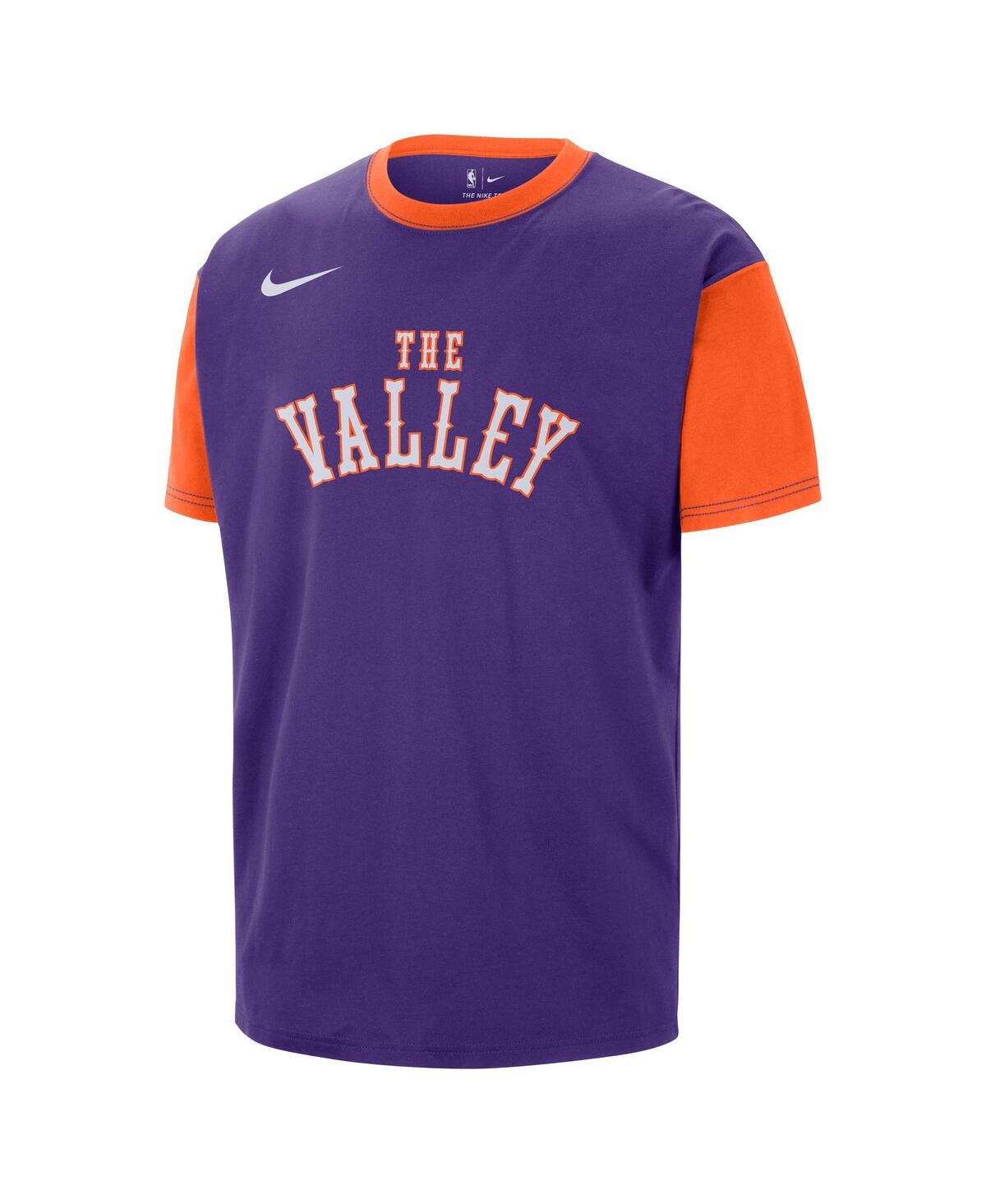 Nike Men's Purple Phoenix Suns 2024/25 City Edition Courtside Color Block T-shirt In Purple