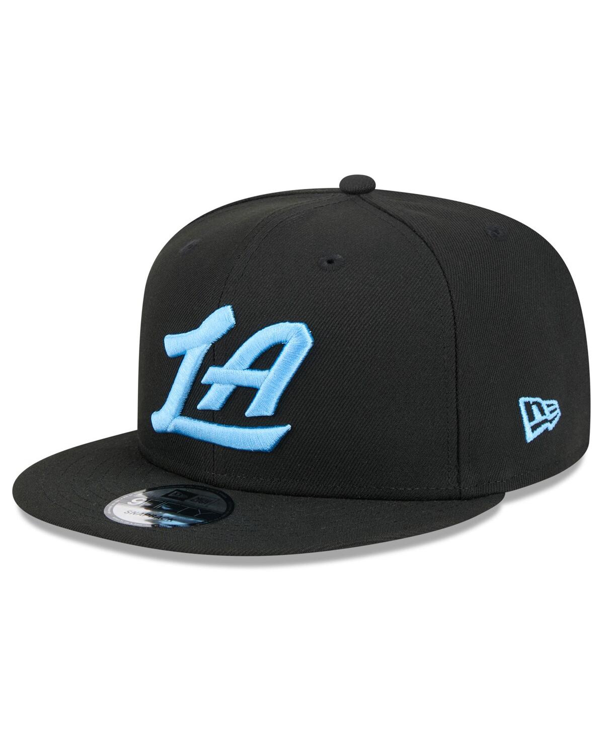 NEW ERA MEN'S BLACK LA CLIPPERS 2024/25 CITY EDITION ALTERNATE 9FIFTY SNAPBACK HAT 