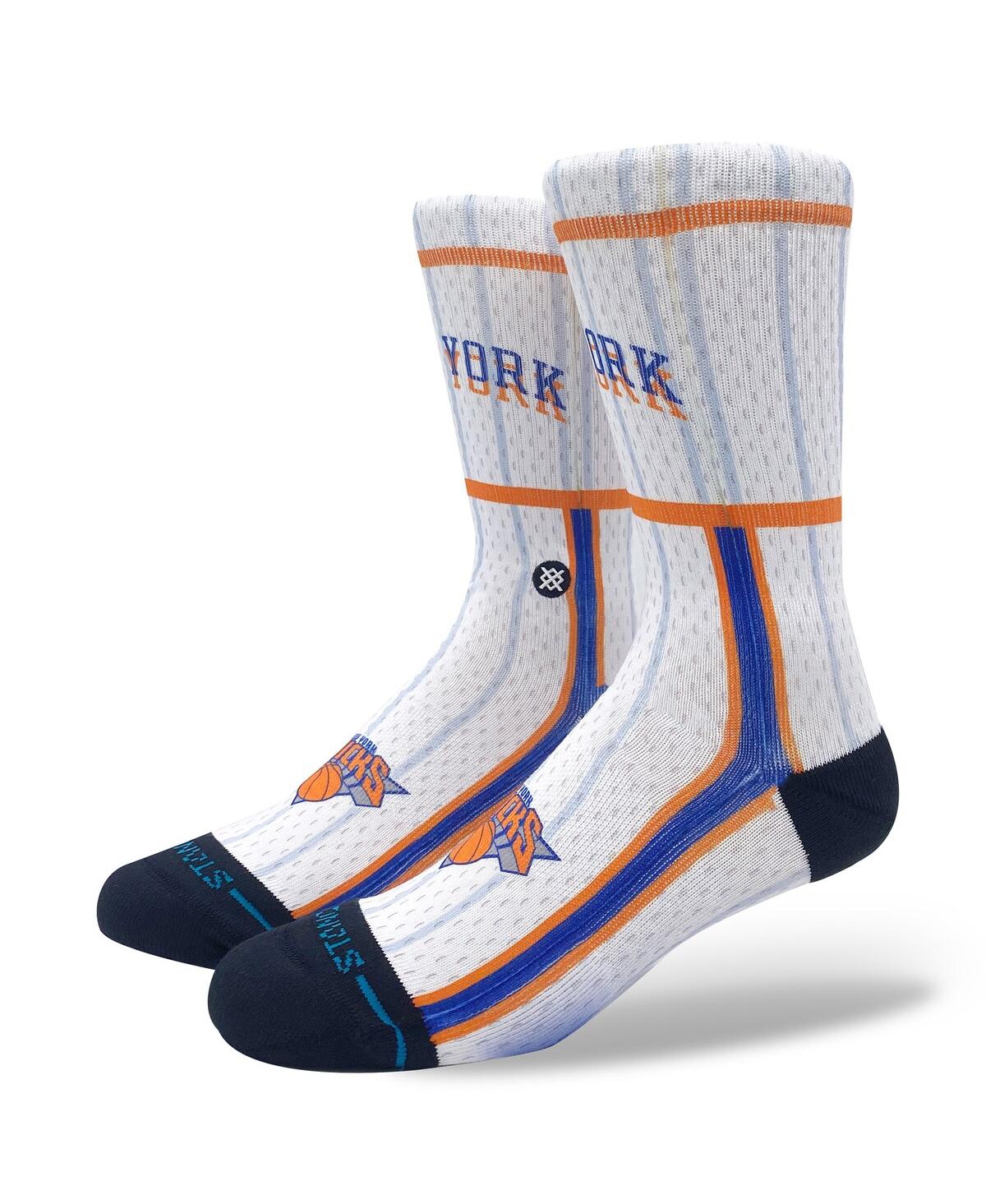 Men's and Women's New York Knicks 2024/25 City Edition Crew Socks - White