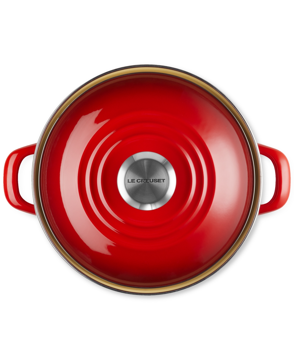 Le Creuset Enamel On Steel Petite Stockpot 3.8 Qt. In Cerise
