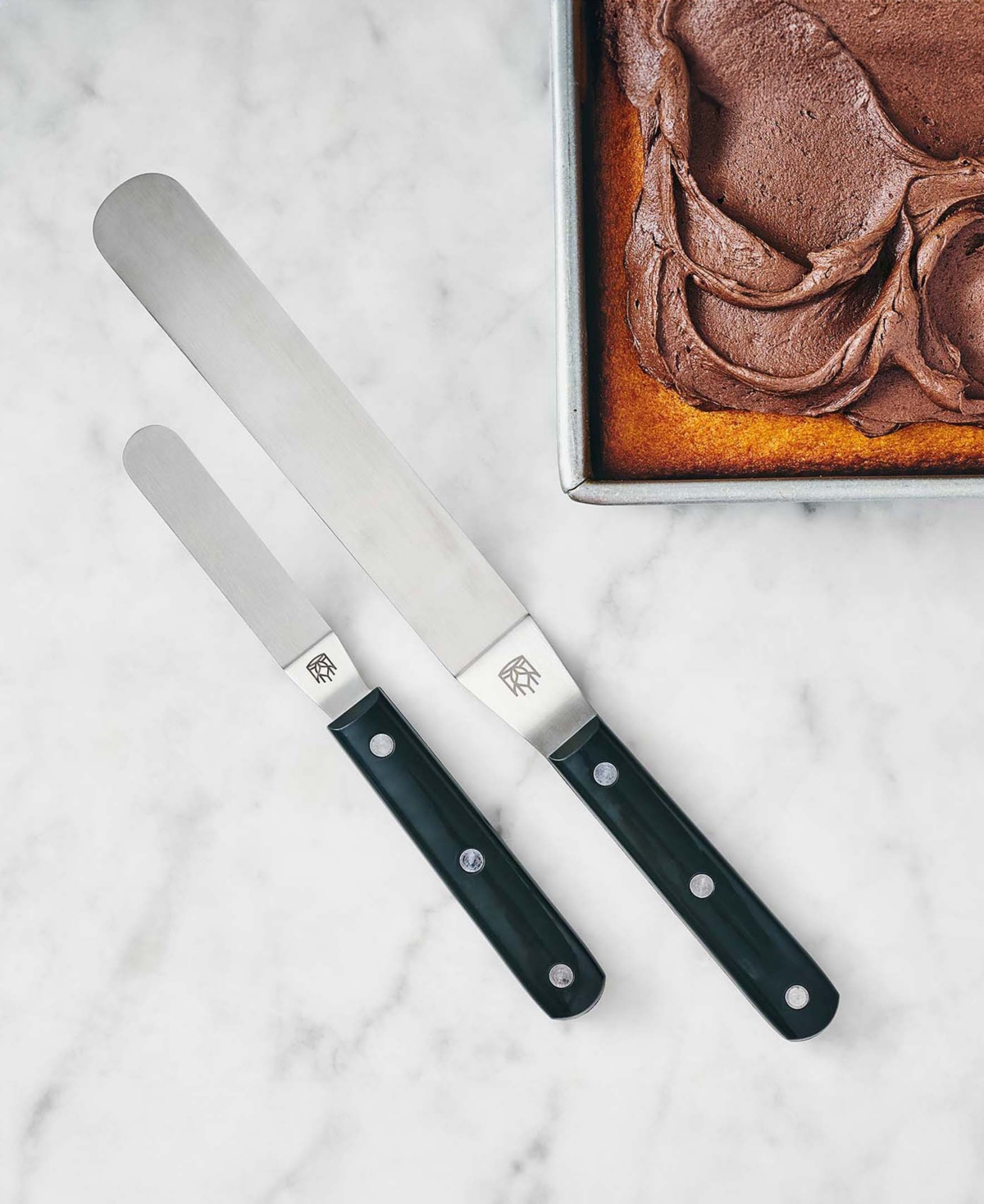 King Arthur Baking Company Stainless Steel 3-Piece Baking Set -Black