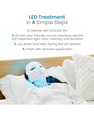 - Luma Mask LED Skin Therapy - Home Skin Rejuvenation & Anti-Aging Light Therapy - 7 Color LED - Facial Skin Care