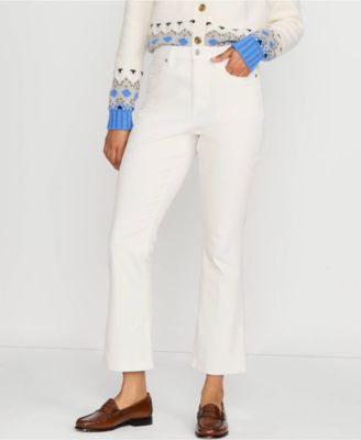 Women's High Rise Corduroy Kick Crop Pants