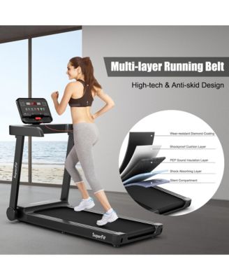 2.25HP Electric Motorized Running Machine Treadmill w/ LED Display App Control