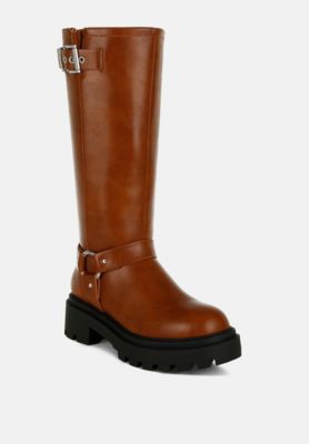 Womens Taimen Harnes Detail Long Boots