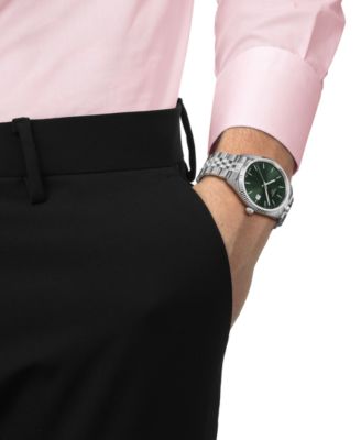 Men's Swiss Ballade Stainless Steel Bracelet Watch 40mm