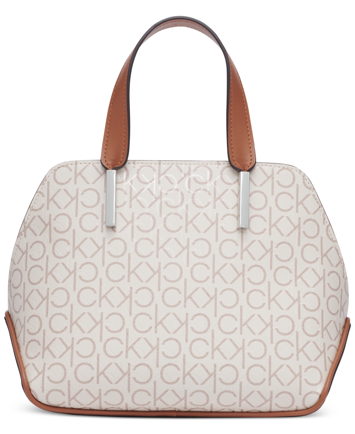 CALVIN KLEIN AUDREY SIGNATURE CONVERTIBLE SATCHEL 