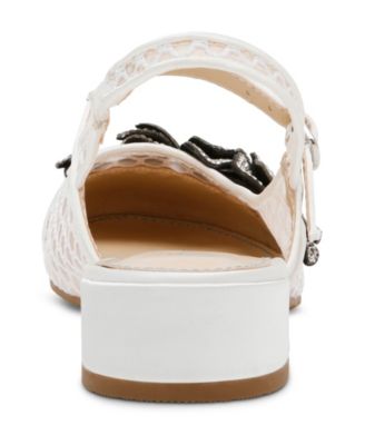 Little and Big Girls Sofya Mesh Flats with Flowers