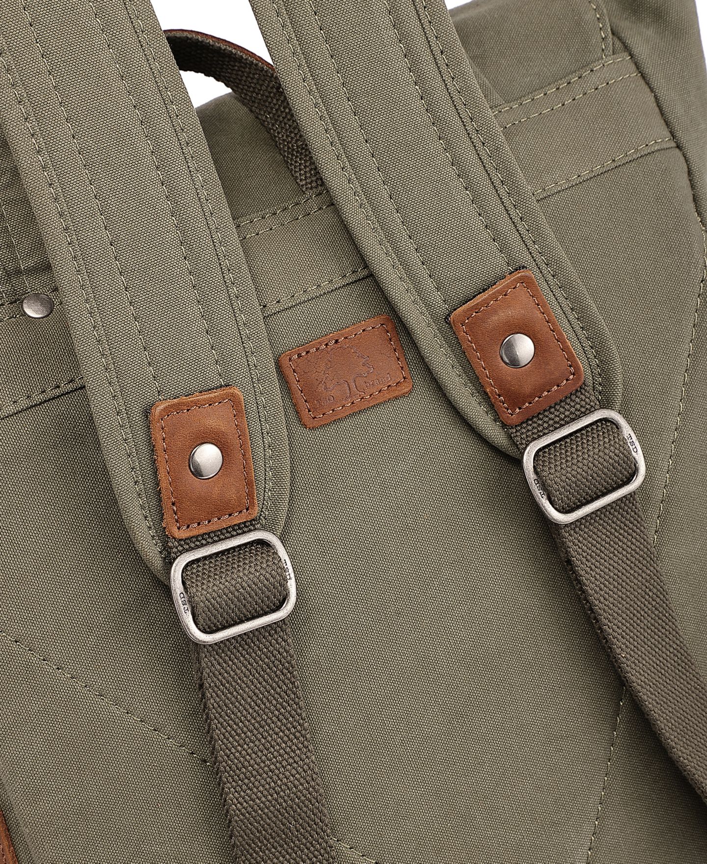 Рюкзак TSD BRAND Sunny Trail Canvas, цвет: Армейский зелёный — фото 5