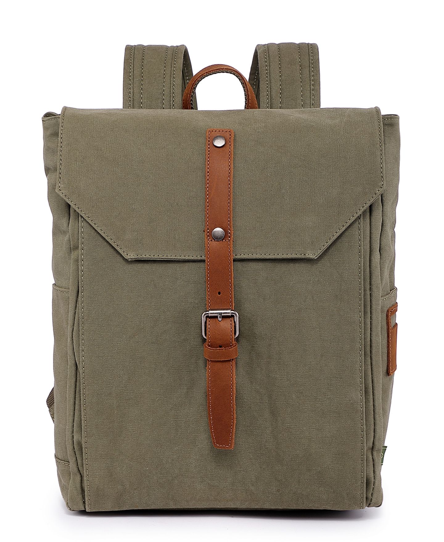 Рюкзак TSD BRAND Sunny Trail Canvas, цвет: Армейский зелёный — фото 1