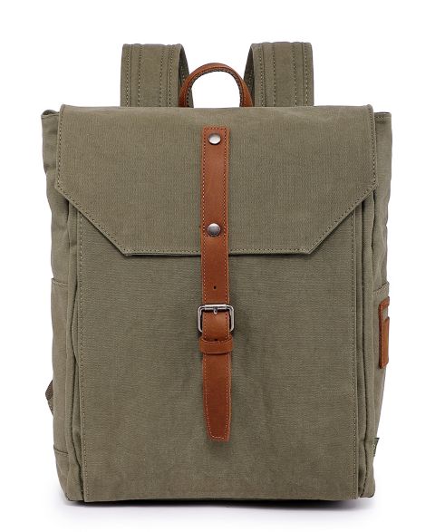 Рюкзак TSD BRAND Sunny Trail Canvas, цвет: Армейский зелёный
