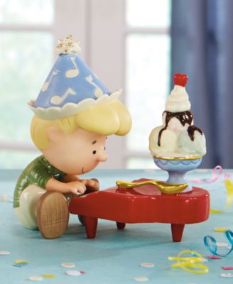 スヌーピー レノックス バースデー Peanuts 6-Piece Birthday Party Figurine Set – Lenox Corporation