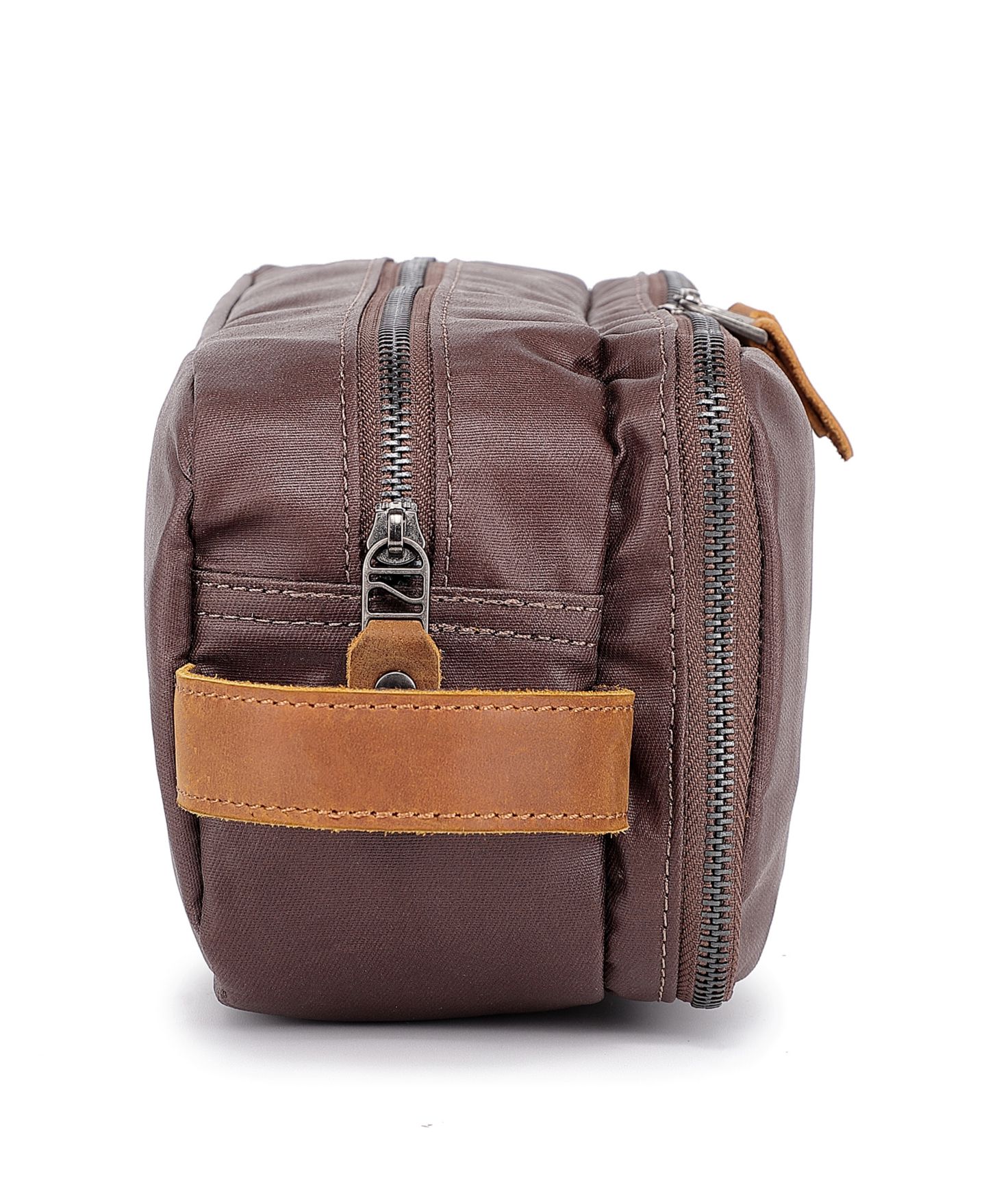 Женский несессер TSD BRAND Urban Light Zip Top Toiletry Bag, цвет: Коричневый — фото 8