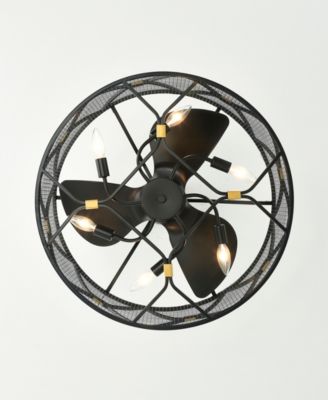 24.3" Nelle Indoor Ceiling Fan with Light Kit and Remote