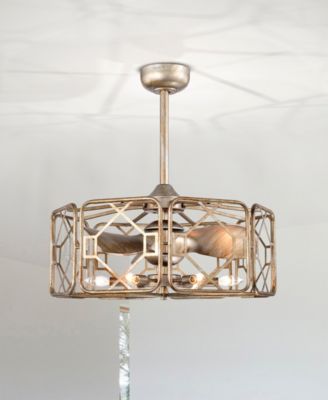 23.2" Bairre 6-Light Indoor Ceiling Fan with Light Kit and Remote