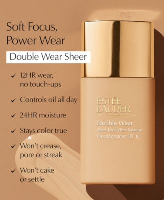 Double Wear Sheer Long-Wear Foundation SPF19, 1 oz.