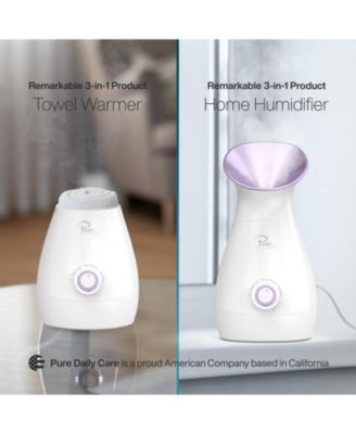 NanoSteamer Large 3-in-1 Nano Ionic Facial Steamer (Lilac)