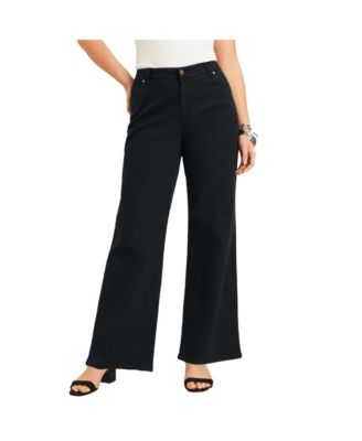 Women's June and Vie Curvie Fit Wide-Leg Jeans