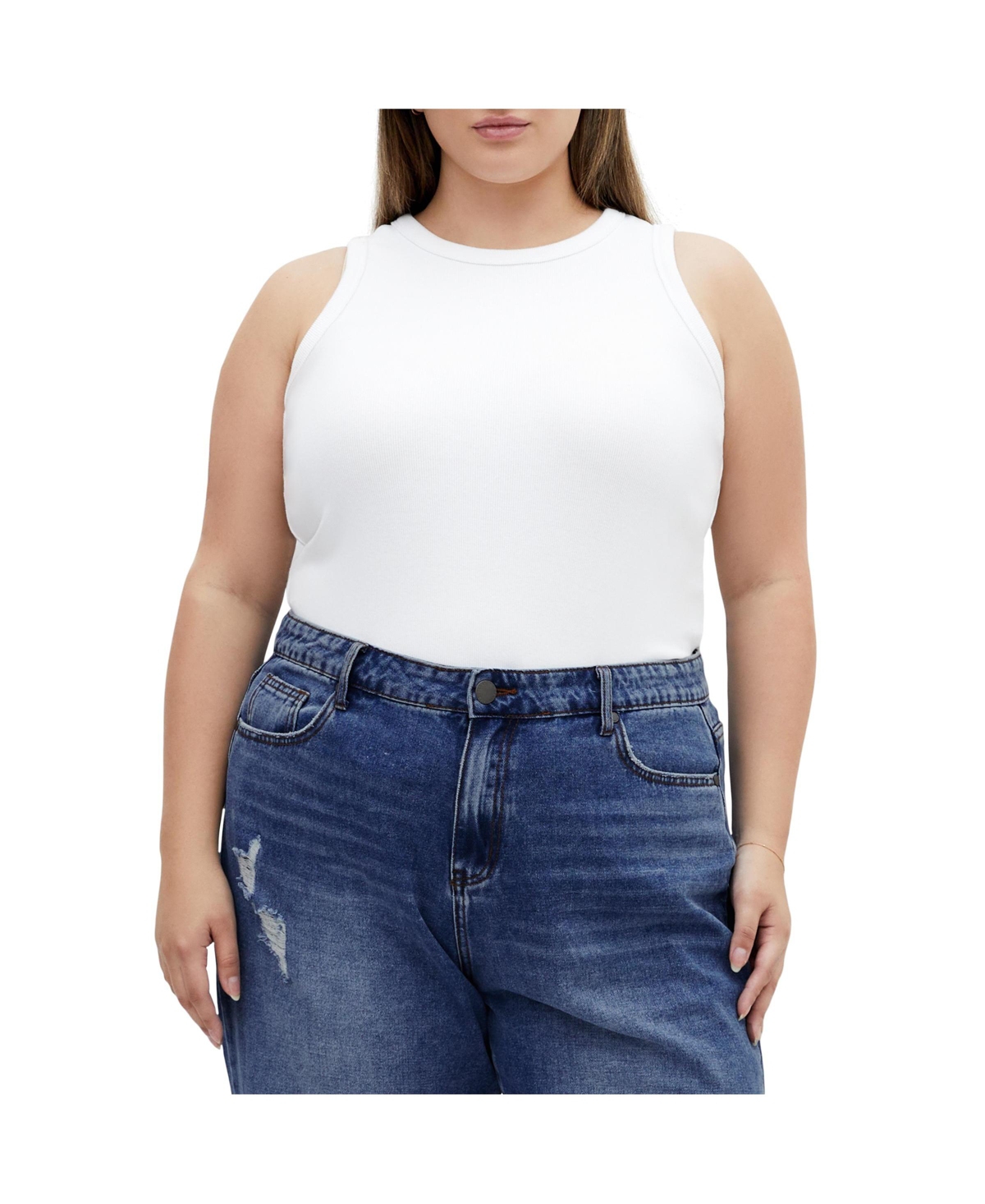 City Chic Plus Size Paloma Kick Flare Jean