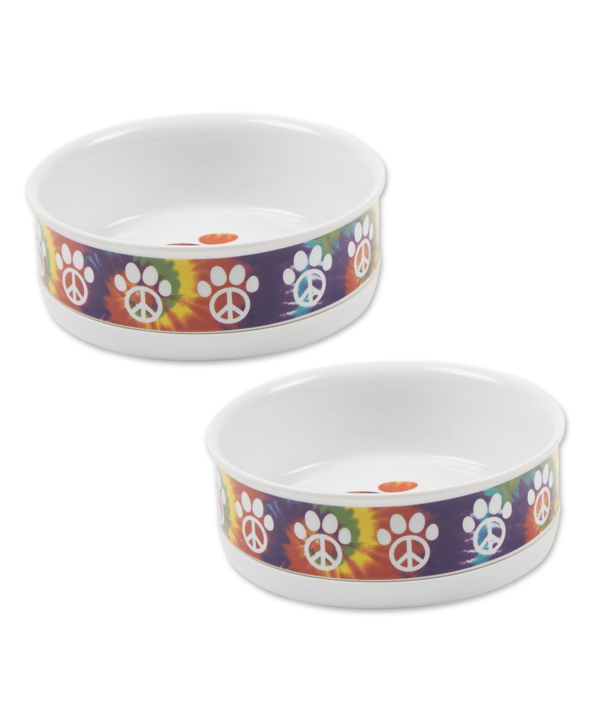 Peace Paw Pet Bowl Set/2 - Peace paw