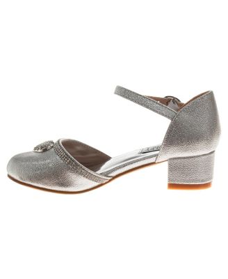 Little Girls Low Heeled Dress Shoes. (Little Kids/Big Kids)