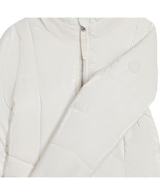 Toddler Girls Reflective Shine Fashion Puffer Jacket