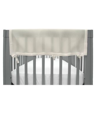 Breathable Mesh Crib RailGuard Teething Cover, 27" Short Panel (2-Pack)