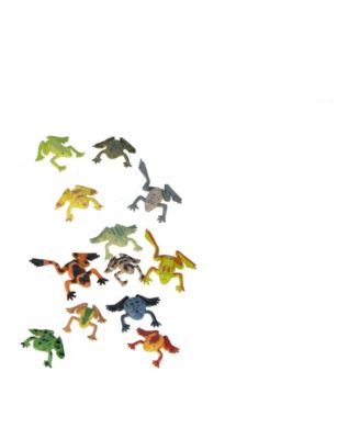 Polybag Mini Frog Figurines, 12 Pieces