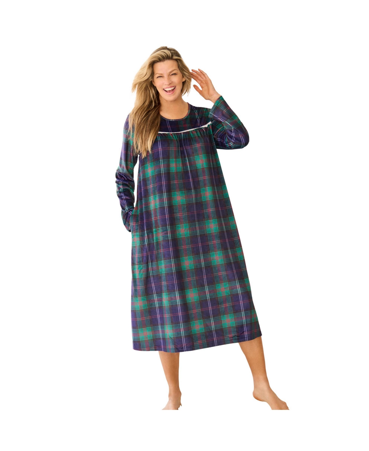 Only Neccessities Plus Size Only Necessities Velour Gown