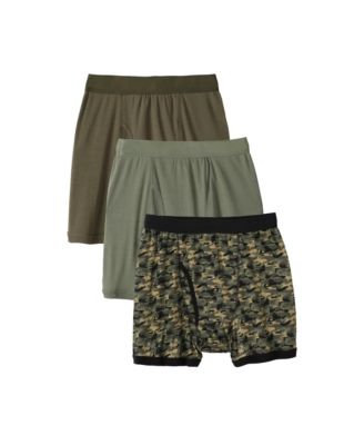 Big & Tall Cotton Boxer Briefs 3-Pack