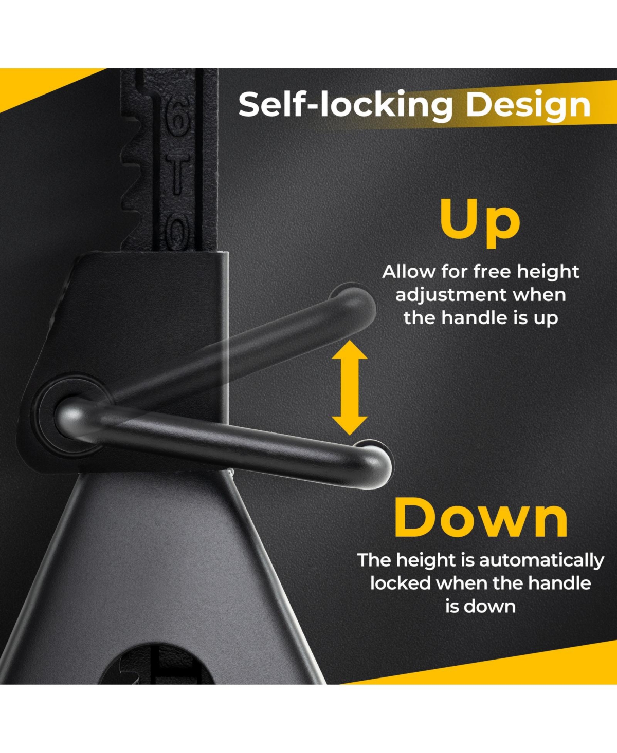 Gouun 6 Ton lbs Capacity Metal Car Lifting Stands with 14-23 Inch Adjustable Height