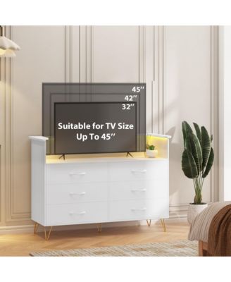  6 Drawer Dresser for Bedroom