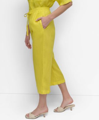 Pull-On Wide-Leg Pants