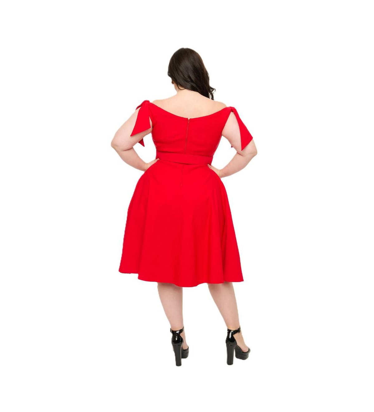 Unique Vintage Plus Size Prairie Swing Dress
