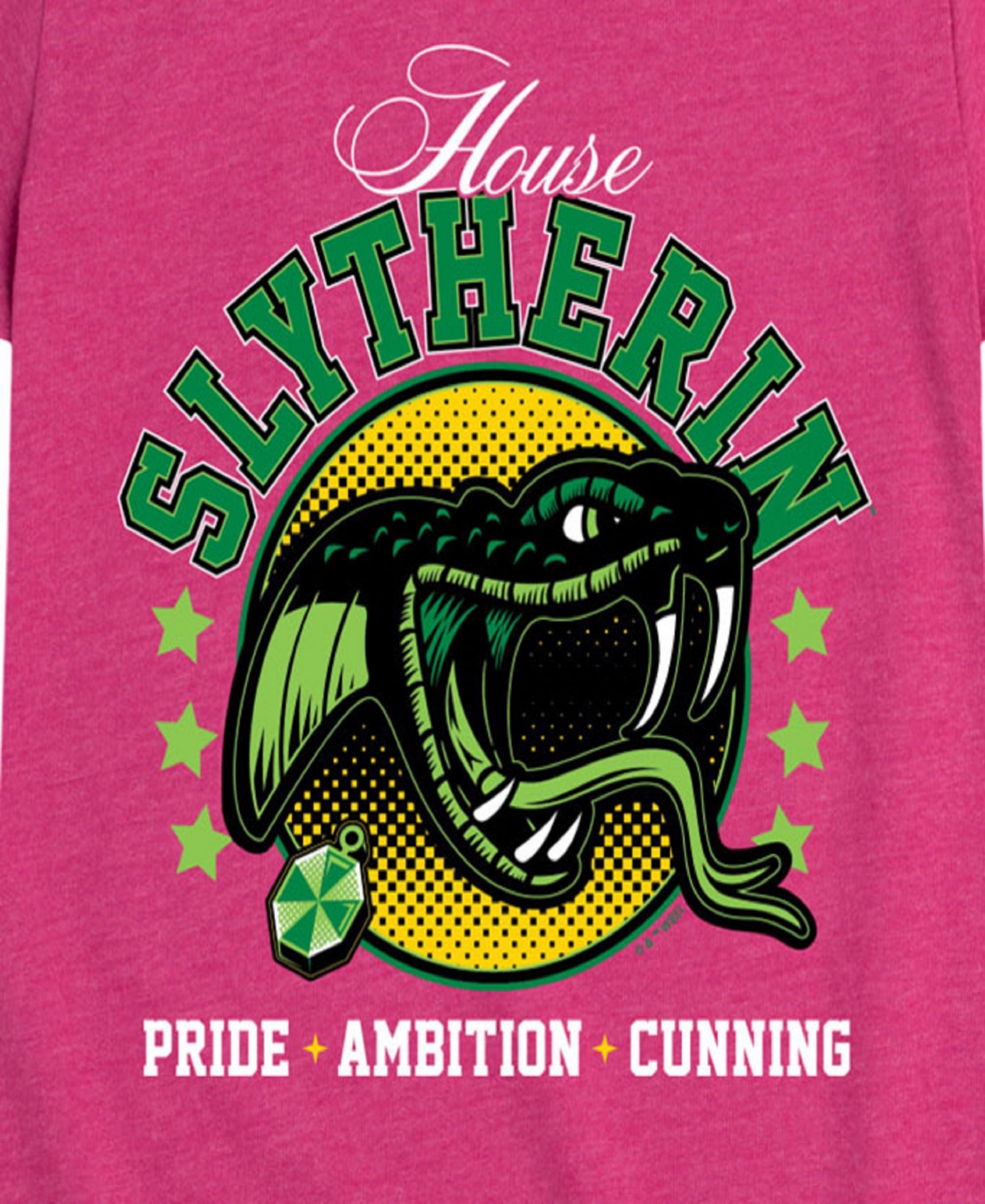 Shop Harry Potter Big Girls Slytherin Graphic Short Sleeve Tee In Pink