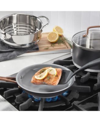 Matte Black Elegance 11-Pc. Cookware Set