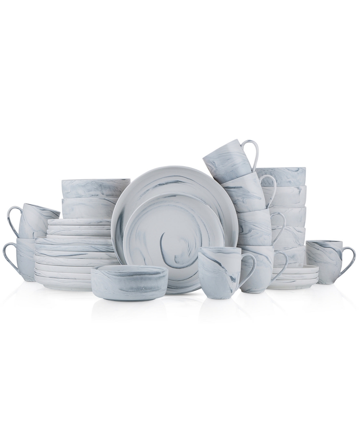 Brighton 32 Pc. Dinnerware Set, Service for 8 - Gray