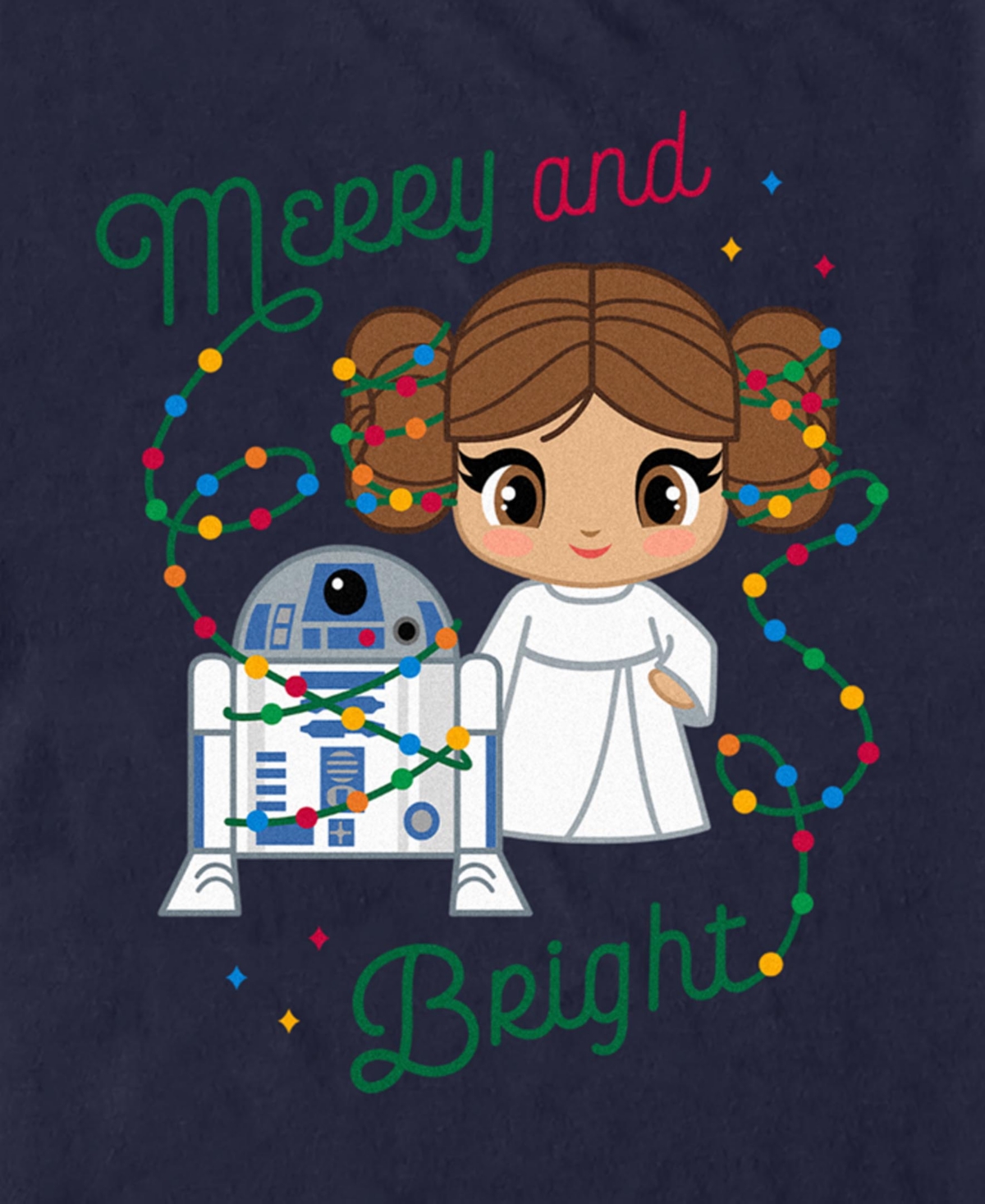 Fifth Sun Men's Merry Leia R2 Short Sleeve T-Shirt