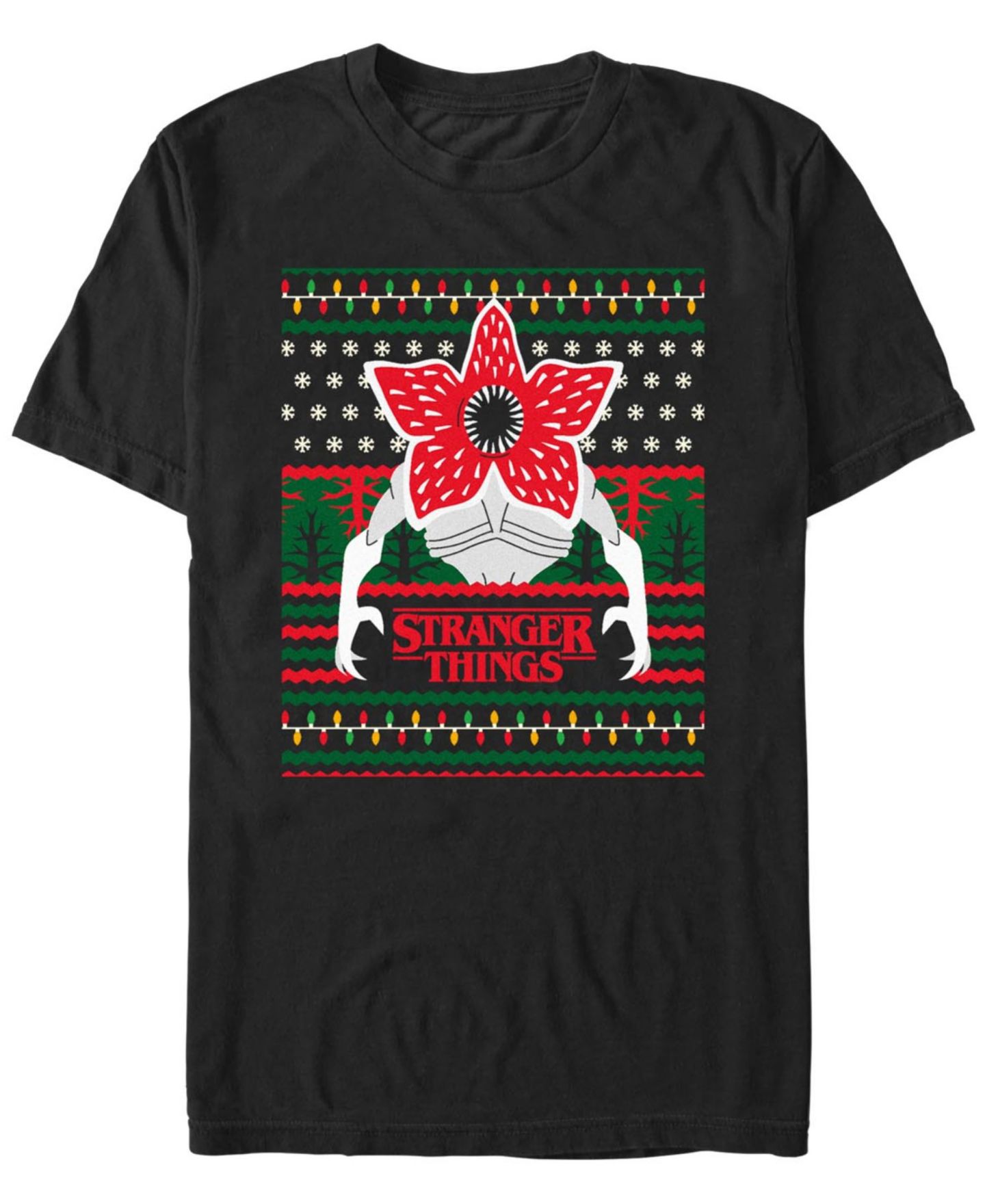 Мужская футболка Fifth Sun Demogorgon Ugly Christmas Short Sleeve — фото 4