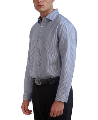 Men's Slim-Fit Stripe Dress Shirt